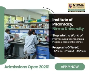 Nirma University Pharmacy admission