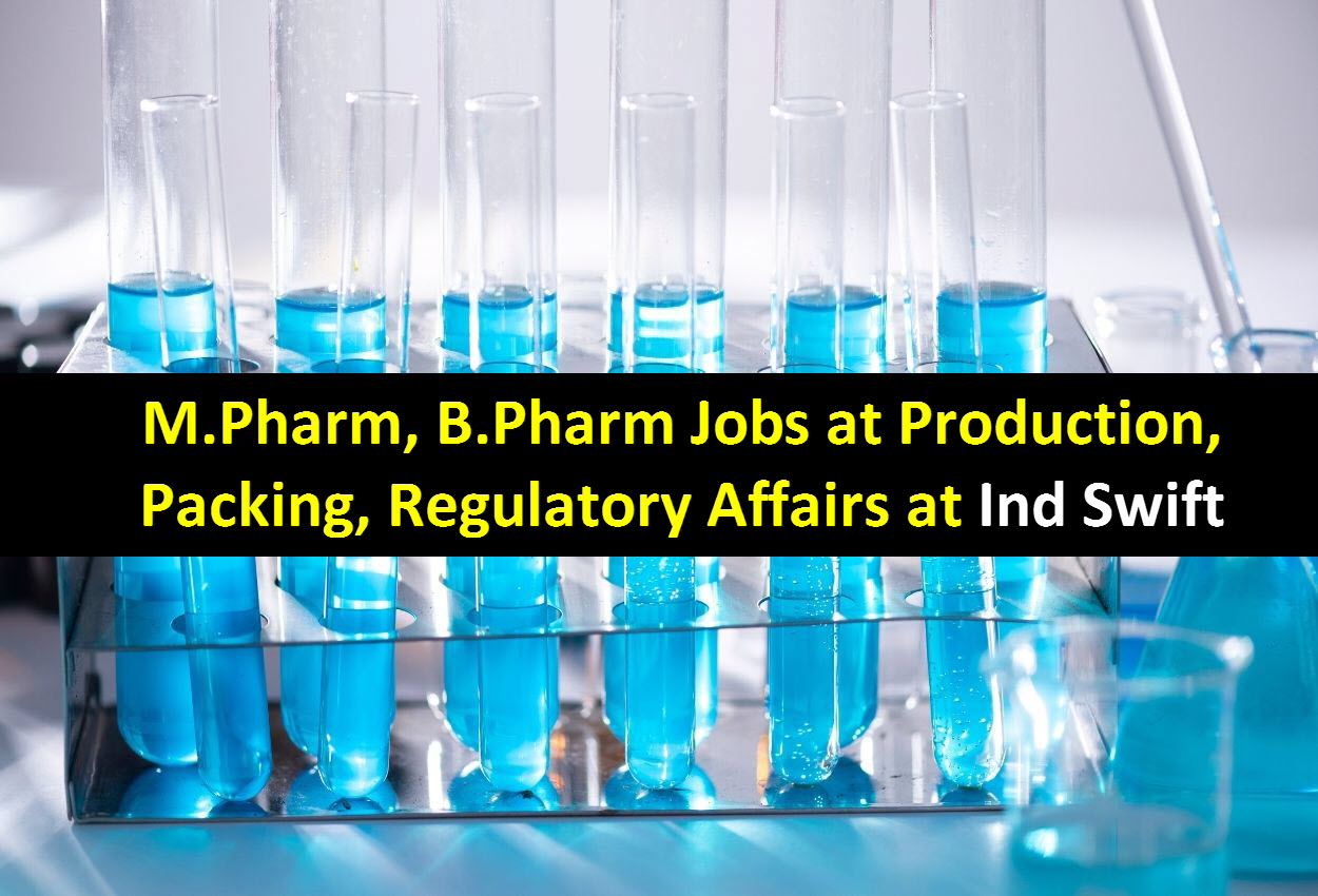 Ind Swift Laboratories Ltd Jobs