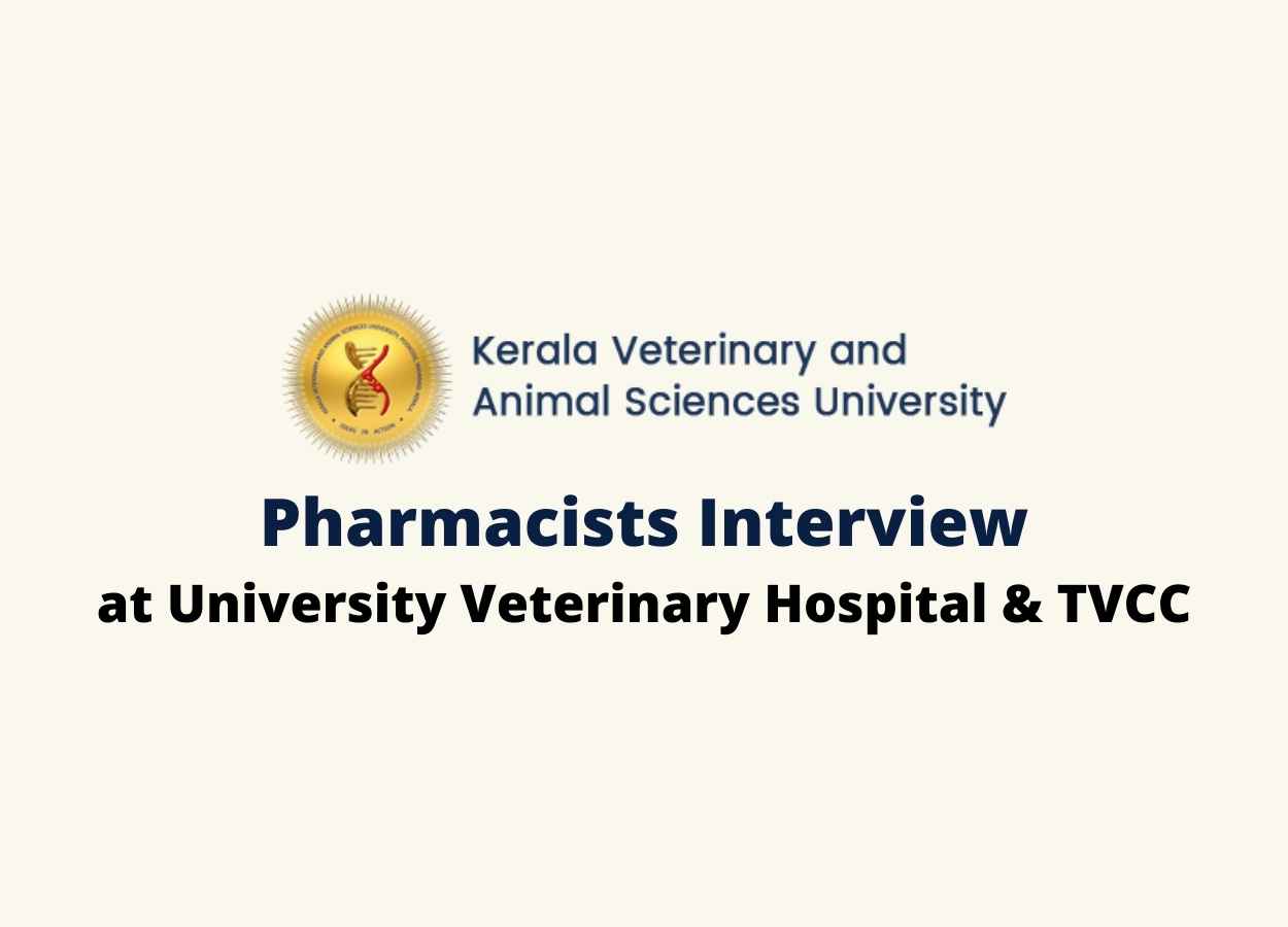 Interview for Pharmacists at University Veterinary Hospital & TVCC |  PharmaTutor