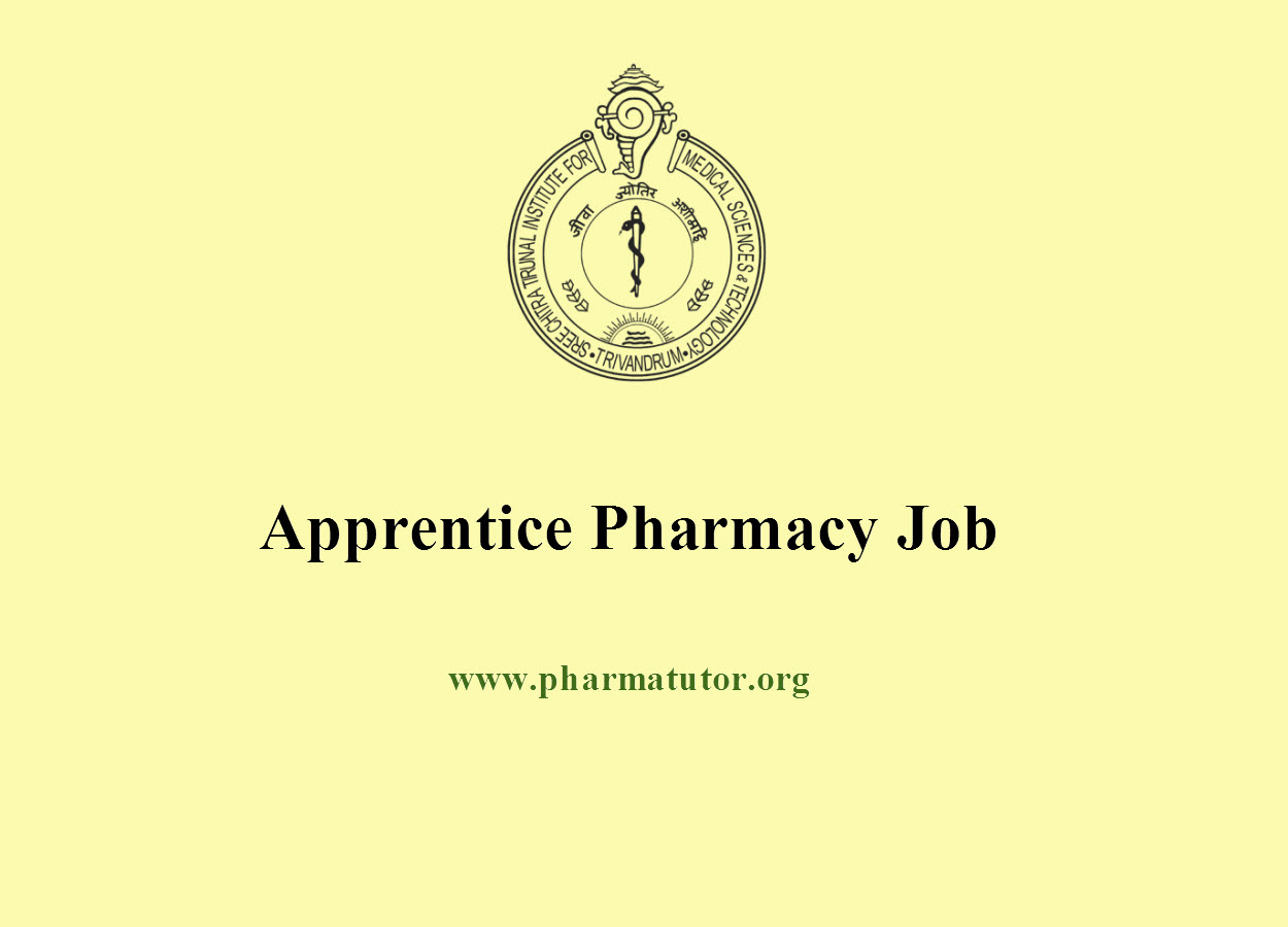 Vacancy for Apprentice Pharmacy at SCTIMST