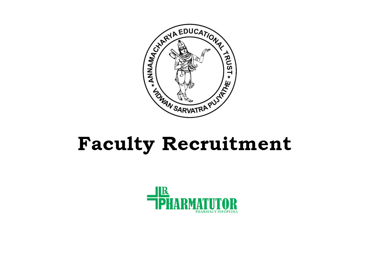 Faculty Recruitment in Annamacharya College of Pharmacy