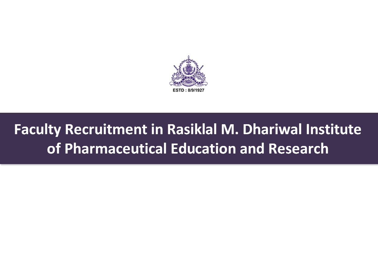 faculty recruitment in rmdiper