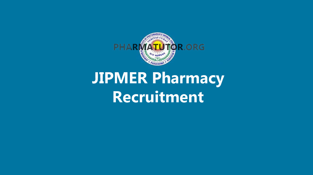 JIPMER Pharmacy Job