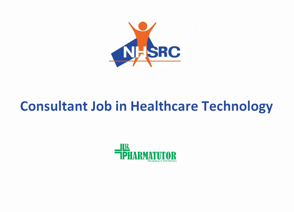 Applications are invited for the post of Consultant at NHSRC