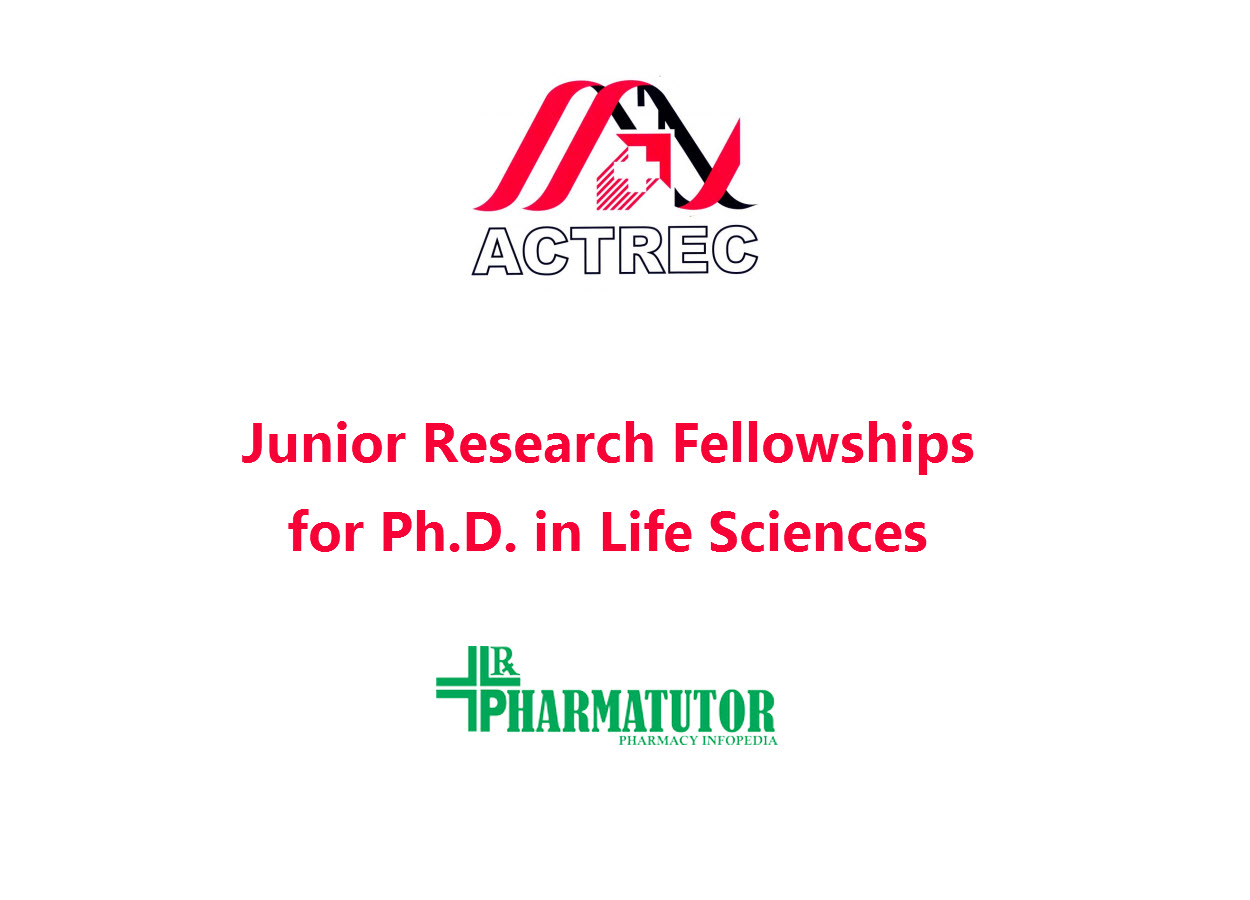 Junior Research Fellowships for Ph.D. in Life Sciences at ACTREC