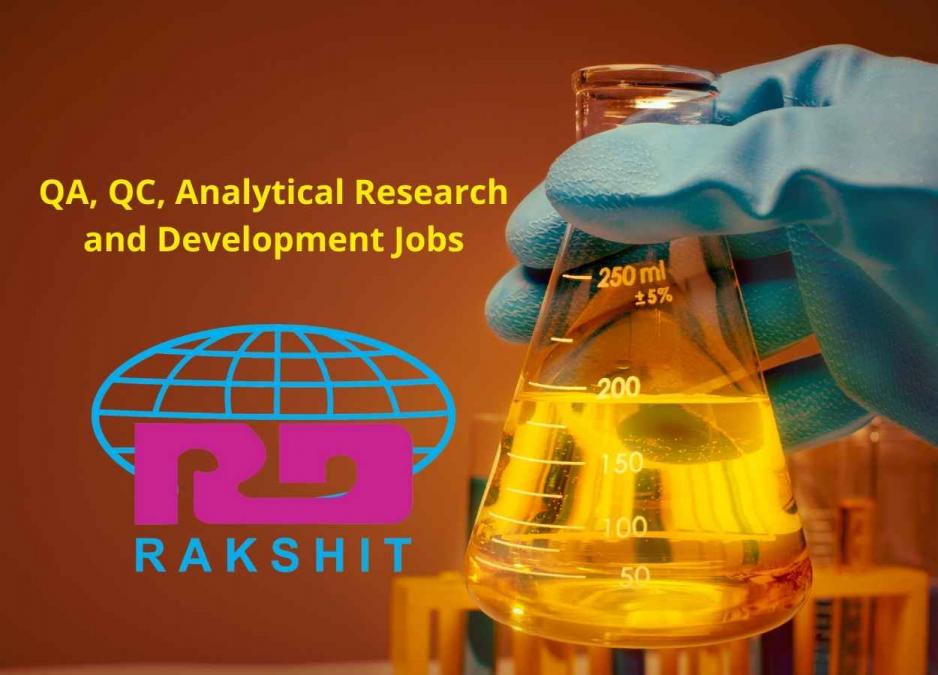 analytical research and development jobs in hyderabad