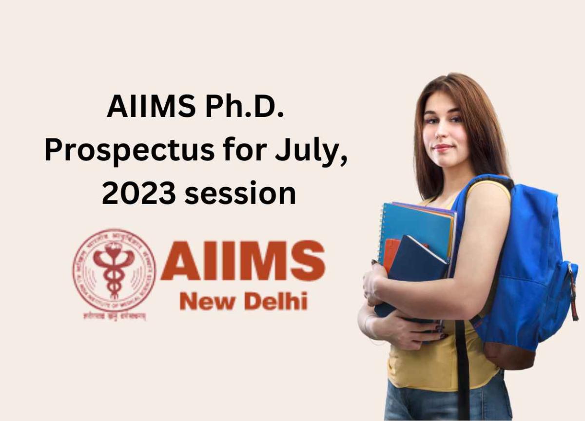 aiims phd admission 2023 july session
