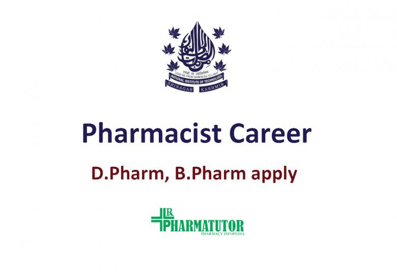 Career for Pharmacist at National Institute of Technology