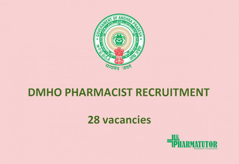 District Medical and Health Officer Invites applications for Pharmacist | 28 vacancies