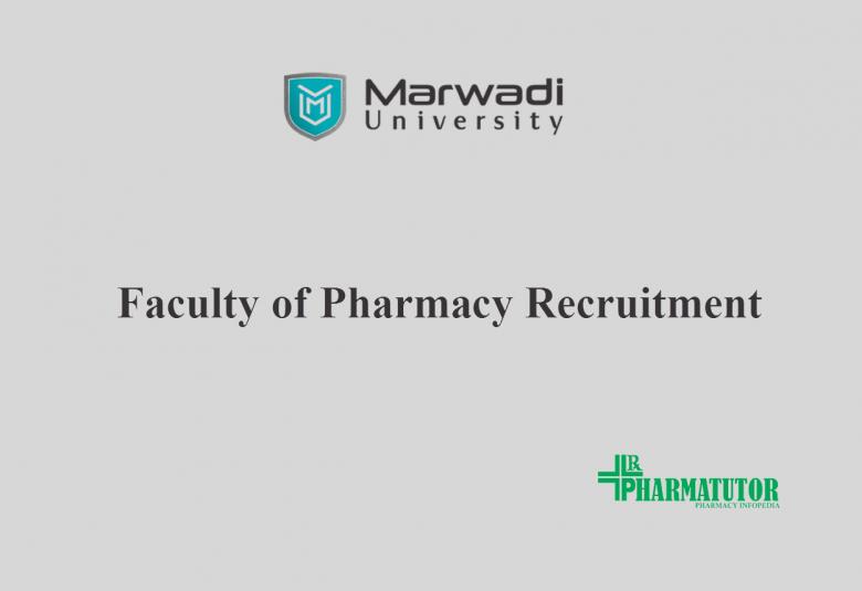 Faculty Recruitment in Marwadi University