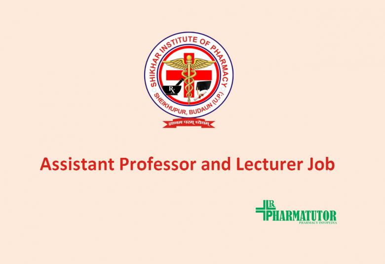 Job for Assistant Professor and Lecturer at Shikhar Institute of Pharmacy