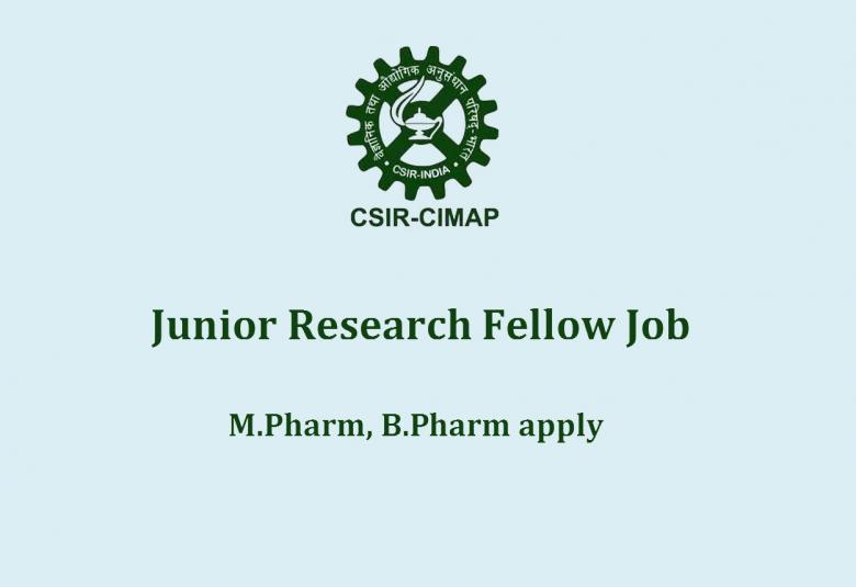 Vacancy for Junior Research Fellow at CIMAP