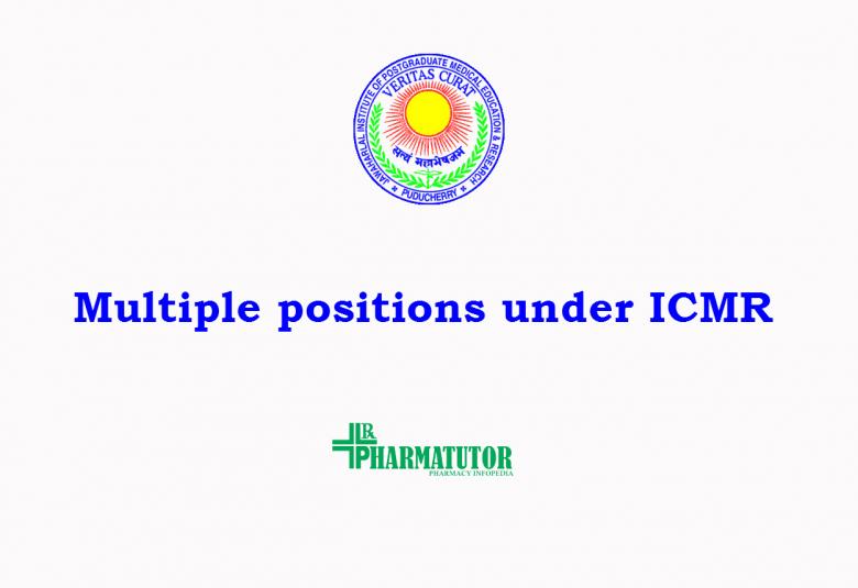 Applications invited for multiple positions under ICMR sponsored RESTORE clinical trial