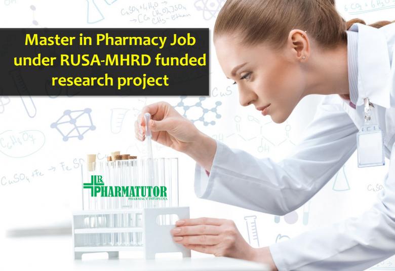 Career for Master in Pharmacy under RUSA