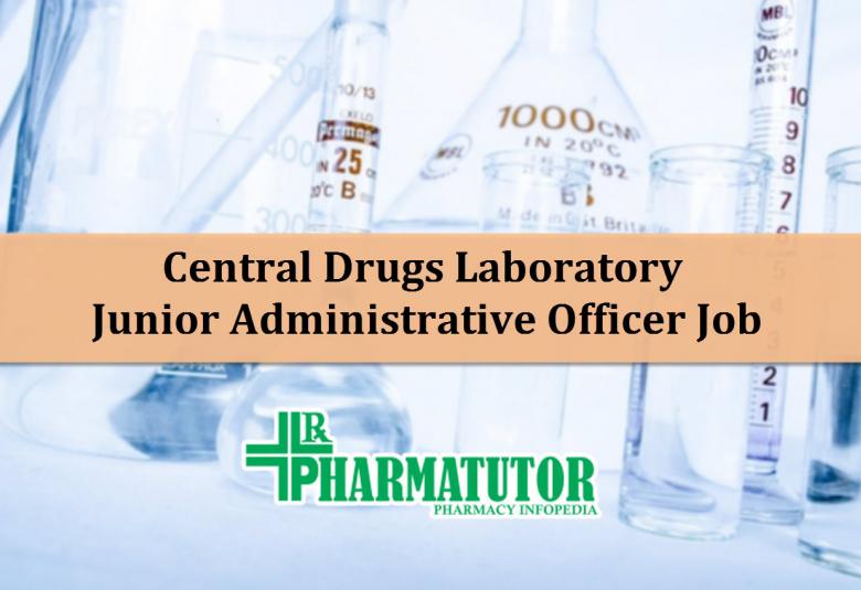 Jr. Administrative Officer at Central Drugs Laboratory