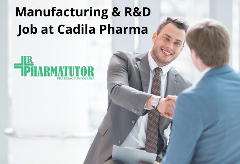 Cadila Pharmaceuticals Ltd job