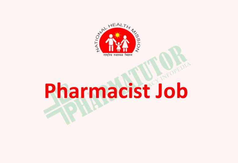 Applications are invited for Post of Pharmacist at Office of the CMO