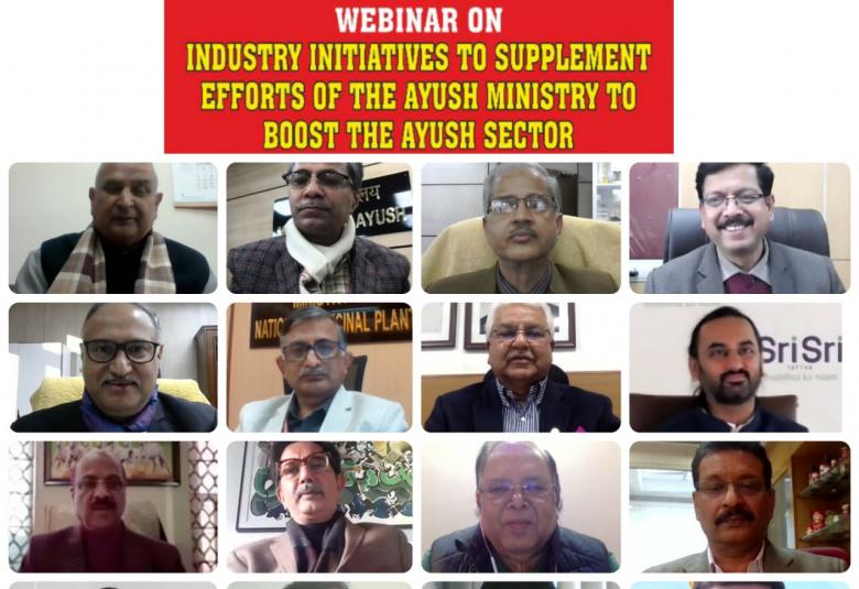 Joint Efforts on Drug Development with Industry for Covid 19 is Important for Positioning AYUSH Globally