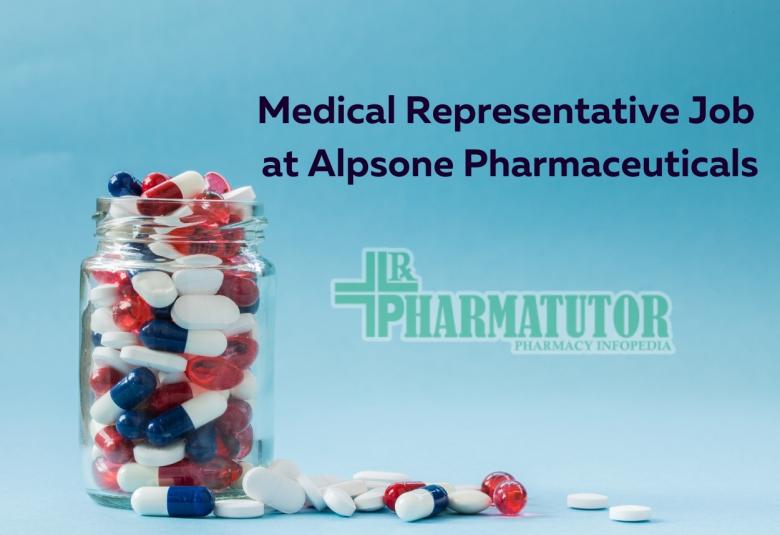 Job for Medical Representative at Alpsone Pharmaceuticals Private Limited