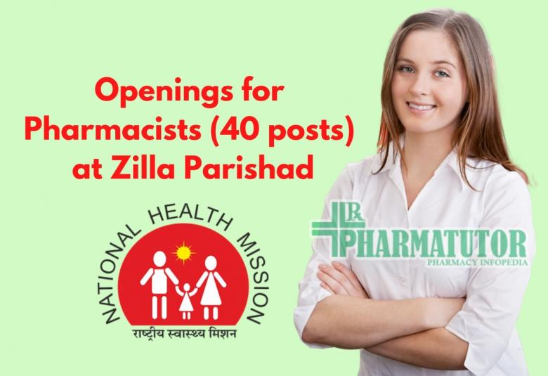 Job Openings for Pharmacists at Zilla Parishad - Government Jobs