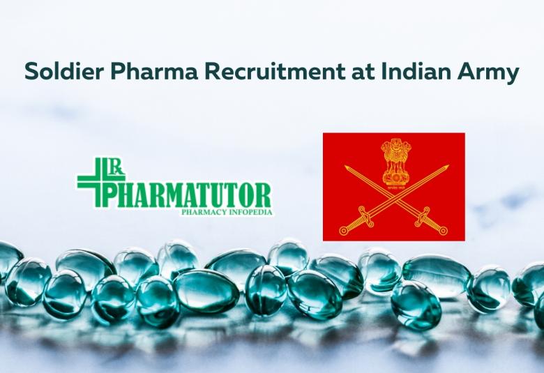 Soldier Pharma Recruitment at Indian Army