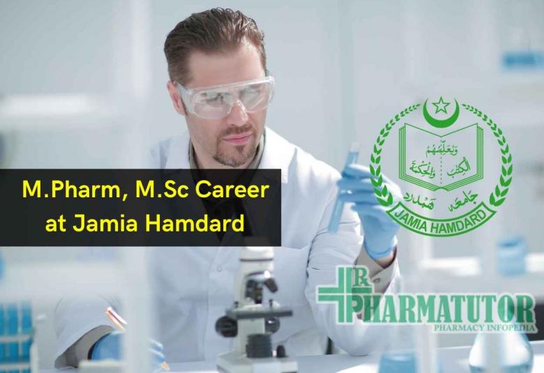 M.Pharm, M.Sc Career in research project at Jamia Hamdard