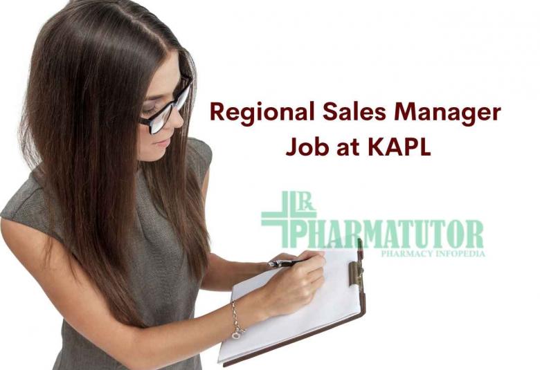 Vacancy for Regional Sales Manager at KAPL
