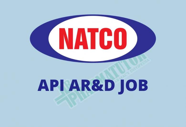 Walk in interview for API ARD at Natco Pharma Limited 