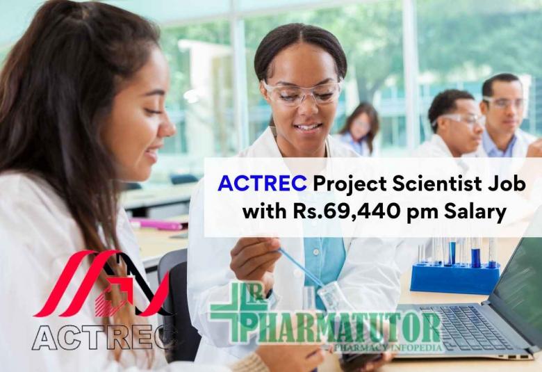 Applications are invited for Project Scientist at ACTREC
