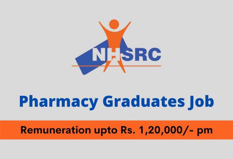 Career for Pharmacy graduates as Consultant at NHSRC