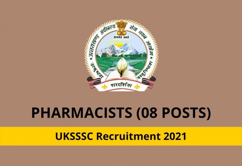 Job Openings for Pharmacists under Subordinate Service Selection
