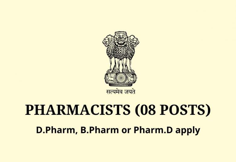 Recruitment for Pharmacists under the administrative control of the DPH&FW