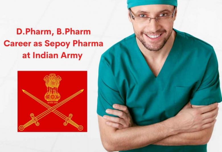Sepoy Pharma Recruitment at Indian Army