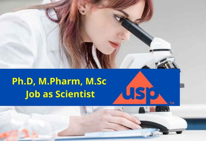 Work as Scientist at United States Pharmacopeia