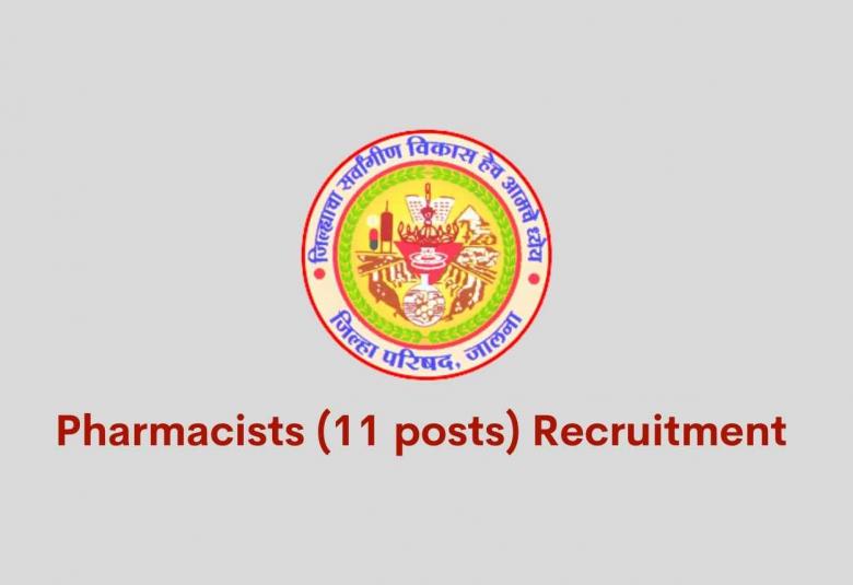 Career for Pharmacists at Zilla Parishad Jalna