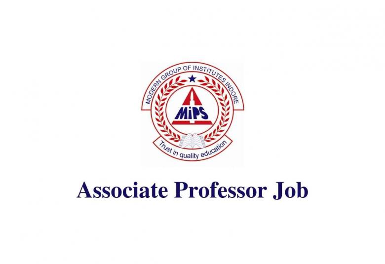 Job for Associate Professor at Modern Institute of Pharmaceutical Sciences