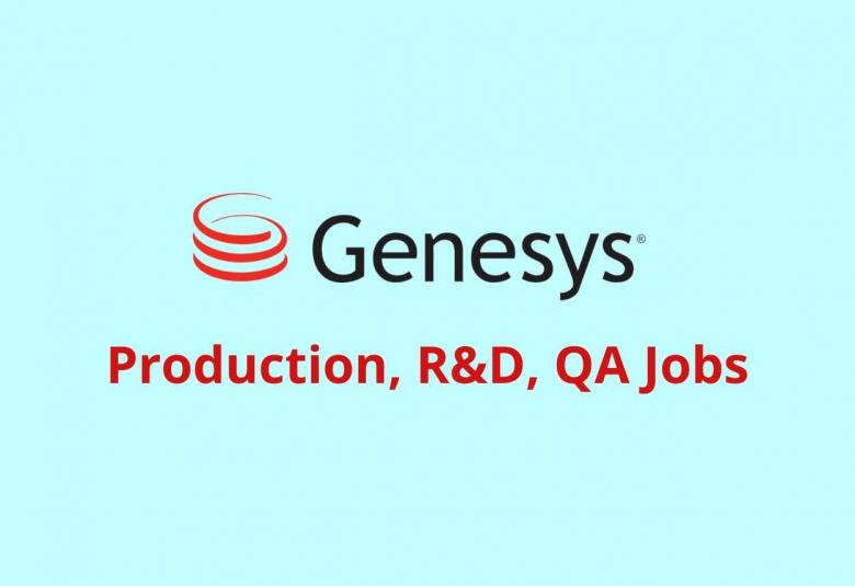 Job for Production, R&D, QA at Genesys Telecommunications Laboratories