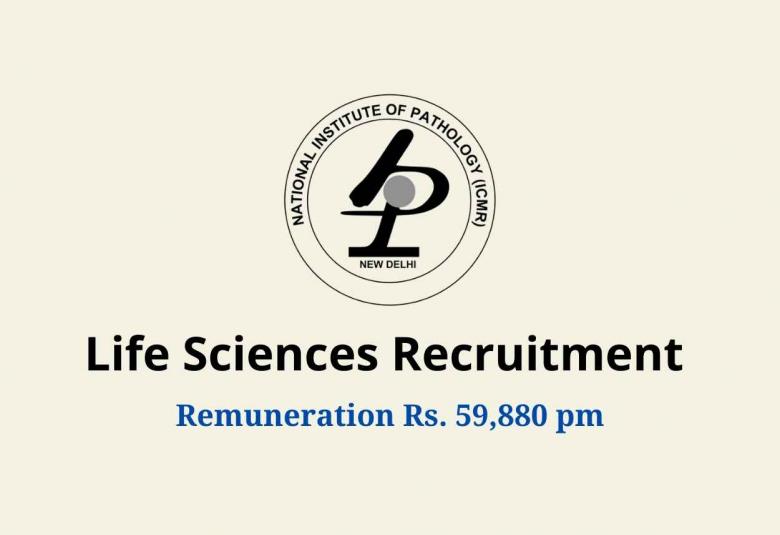 Life Sciences recruitment at National Institute of Pathology