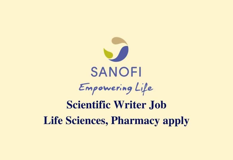 Scientific Writer Require at Sanofi