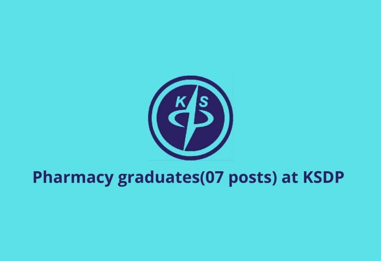 Career for Pharmacy graduates at KSDP