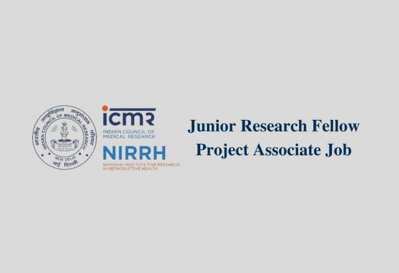 NIRRH Junior Research Fellow, Project Associate Job