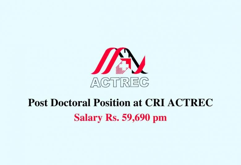 Post Doctoral position at CRI ACTREC