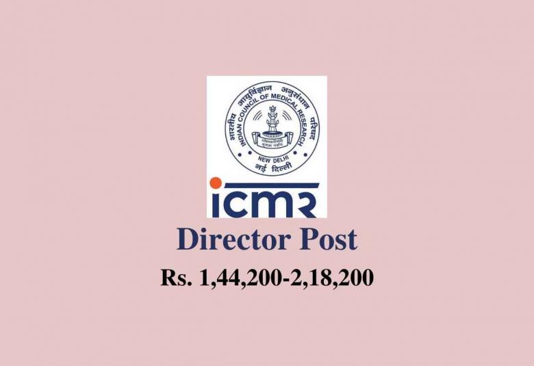 ICMR invites online applications for post of Director