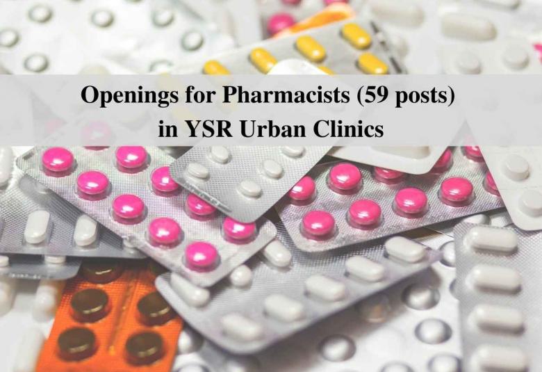 Job Openings for Pharmacists in YSR Urban Clinics
