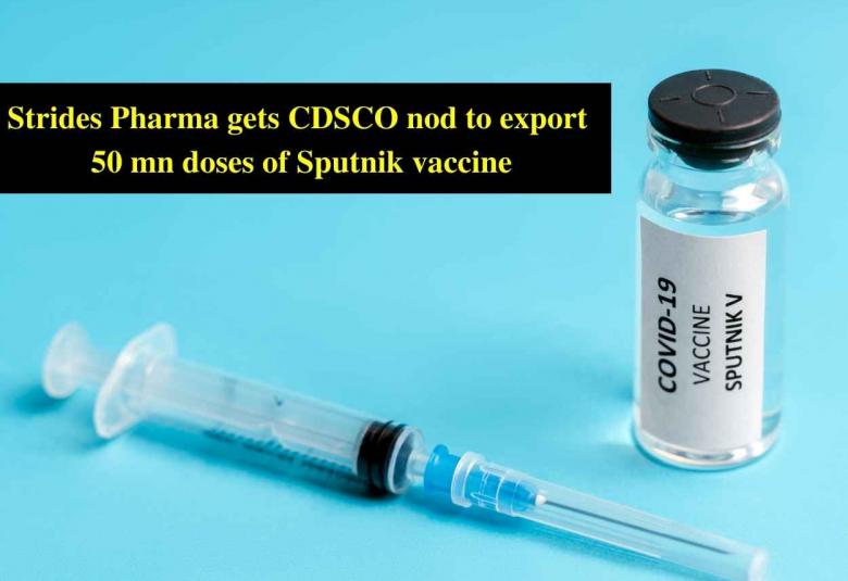 Strides Pharma gets CDSCO nod to export 50 mn doses of Sputnik vaccine