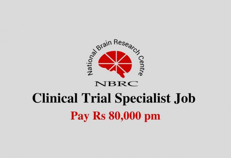 Work as Clinical Trial Specialist at NBRC