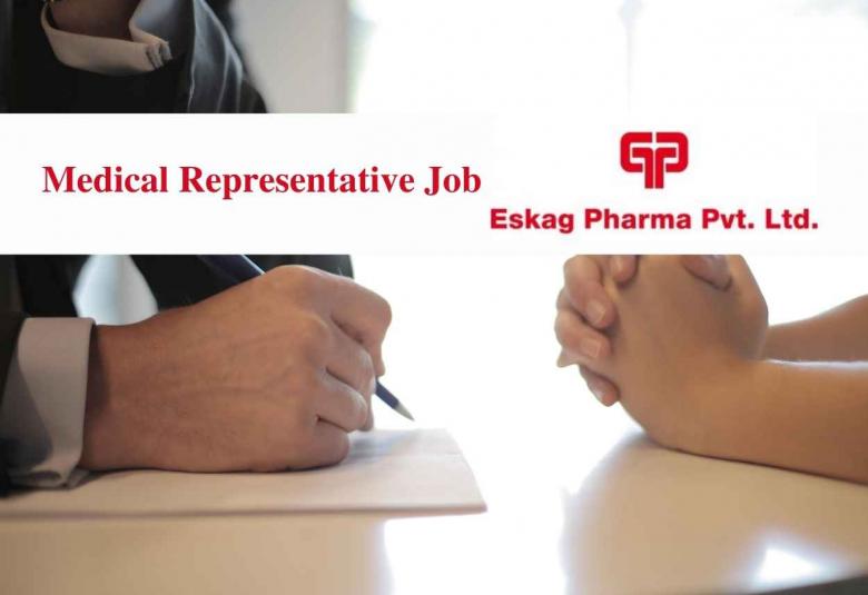 Job for Medical Representative at Eskag Pharma Pvt. Ltd