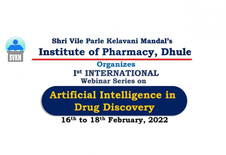 International Webinar Series on Artificial Intelligence in Drug Discovery