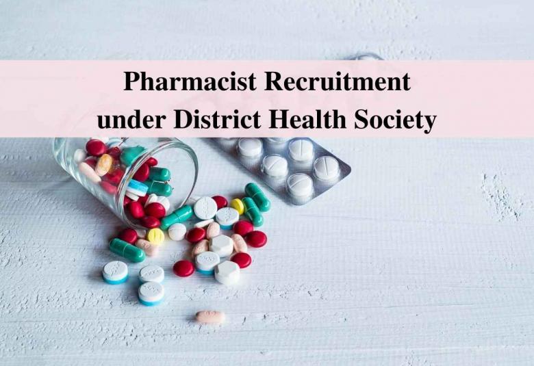 Job for Pharmacist under District Health Society