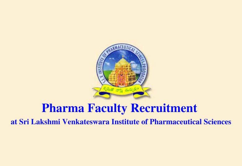 Job for Pharma Assistant Professor at Sri Lakshmi Venkateswara Institute of Pharmaceutical Sciences
